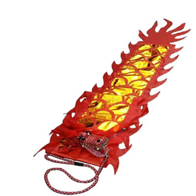 2m/3m Festival Dance Dragon Props For Children Adults Fitness dragon Toy Gifts New Year Traditional Performance National Dance