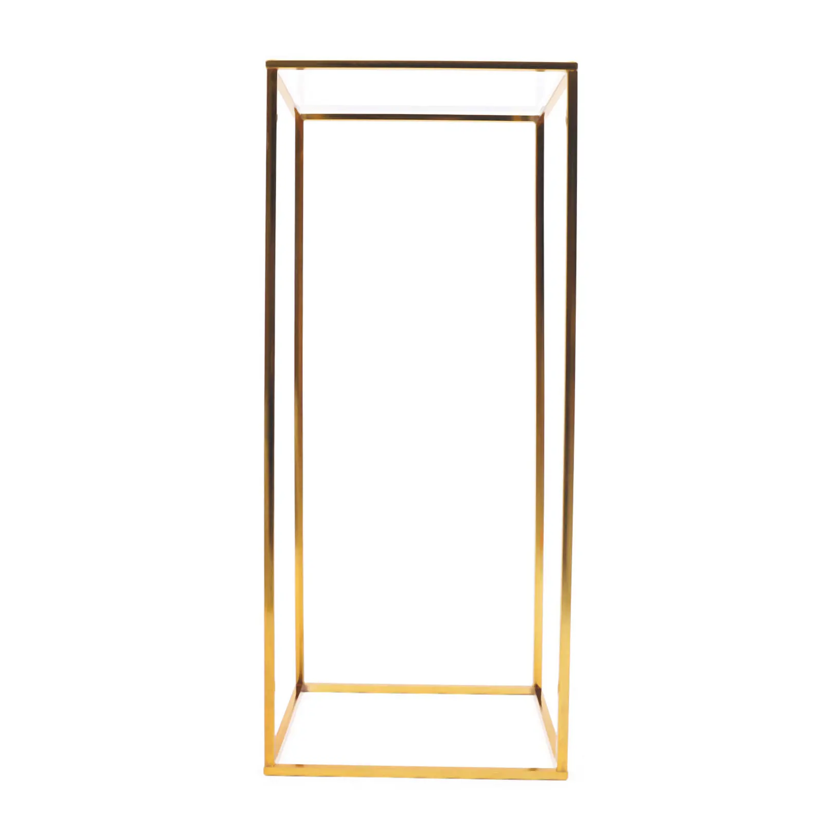 25*25*60cm Gold Wedding Flower Stand