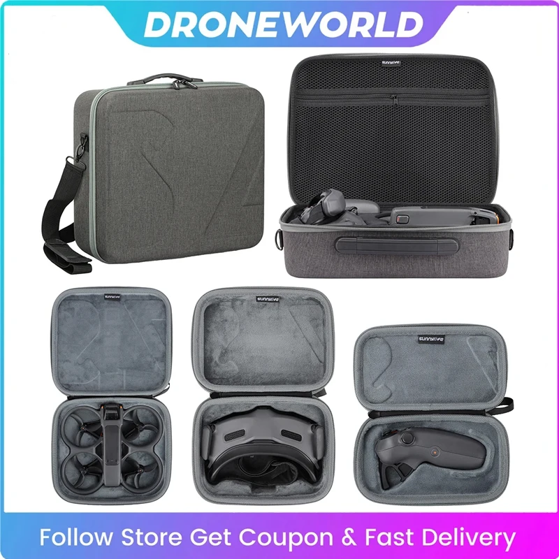 Storage Handbag for DJI Avata 2 Goggles 3 Portable Carrying Case Shoulder Bag for DJI Avata FPV Control 2 3 Travel Bag Accessory