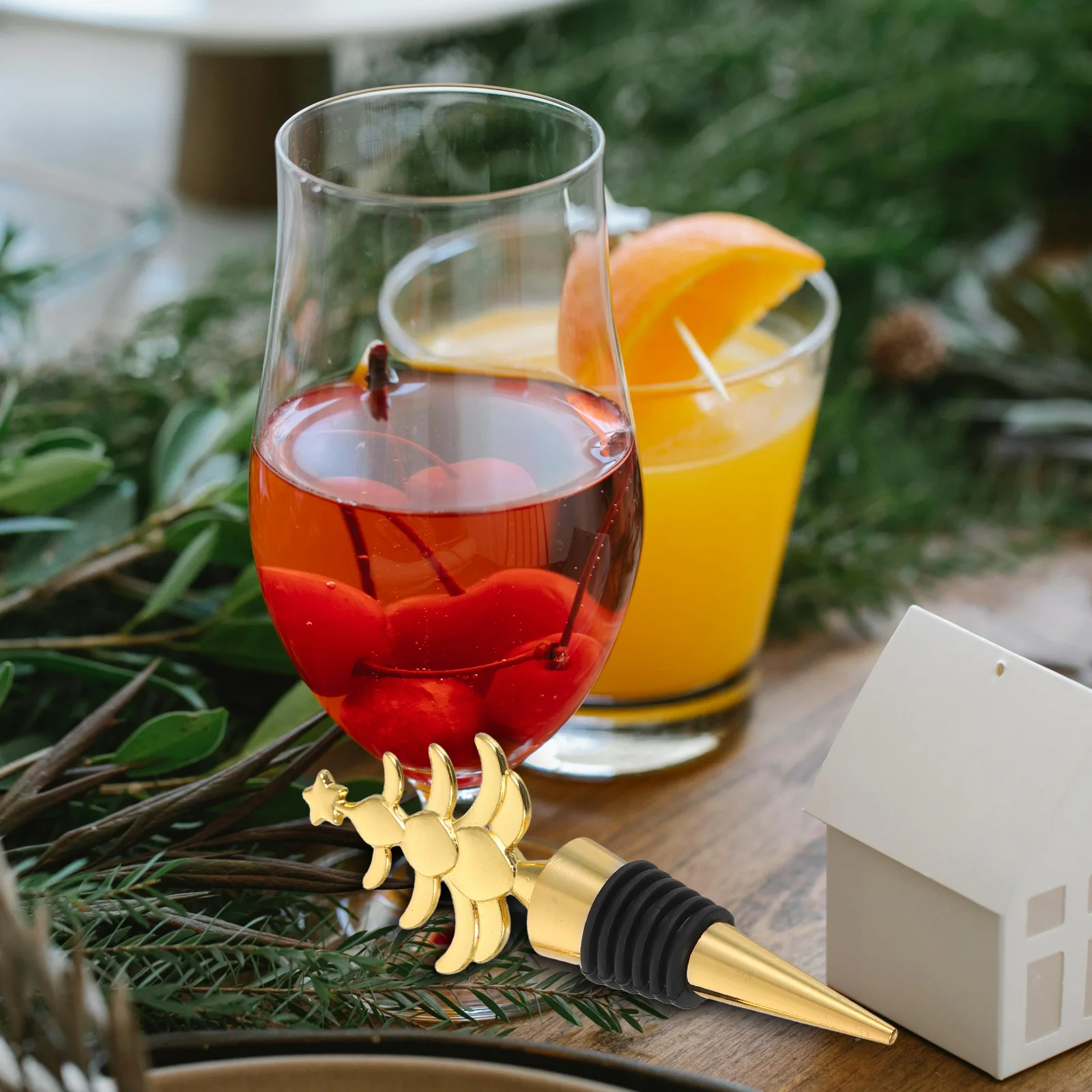 

3 шт., рождественские пробки для вина, герметичные уплотнения, многоразовые декоративные принадлежности для рождественской вечеринки, пробка для вина, герметик для бутылок