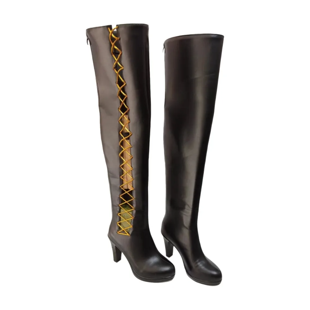 

Yu Kurumi Tokisaki Cosplay New World Anime Role Playing Boots Customization Game Anime Carnival Halloween Color Acting Shoes