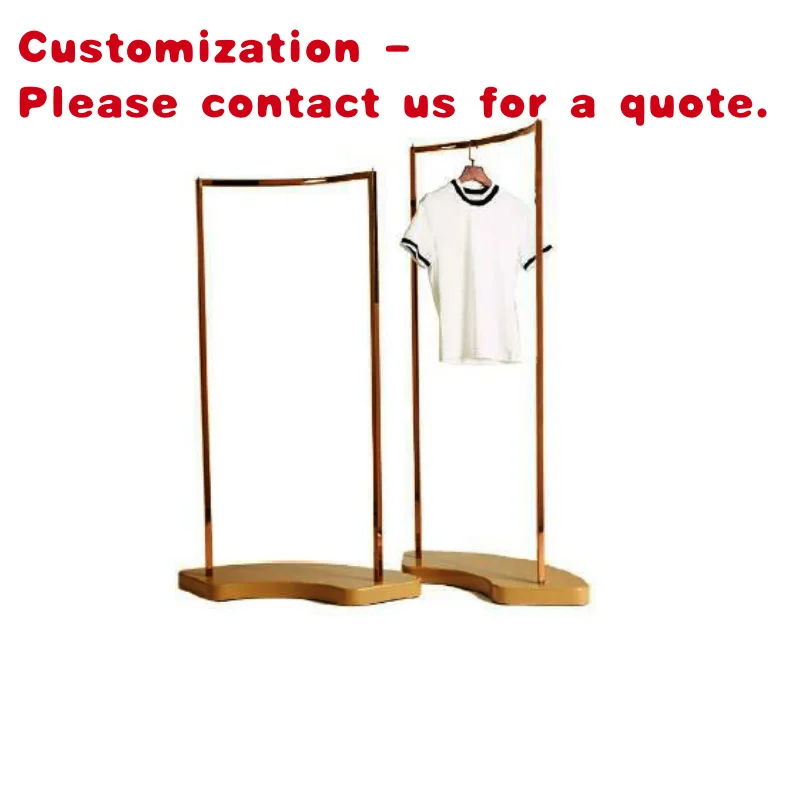 

custom.Custom Metal Apparel Hanging Display Stand Boutique Clothing Show Display Racks