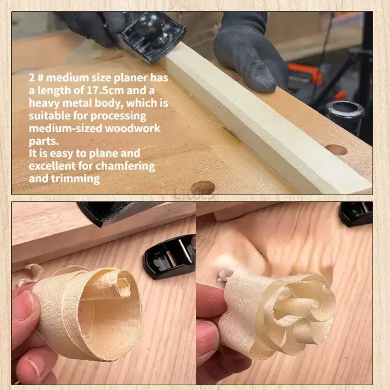 Mini Holz Hobel Europäischen hand Holz Unten Rand Anfasen Trimmen Maschine Harten Stahl Metall Kurze Hobel DIY Werkzeug