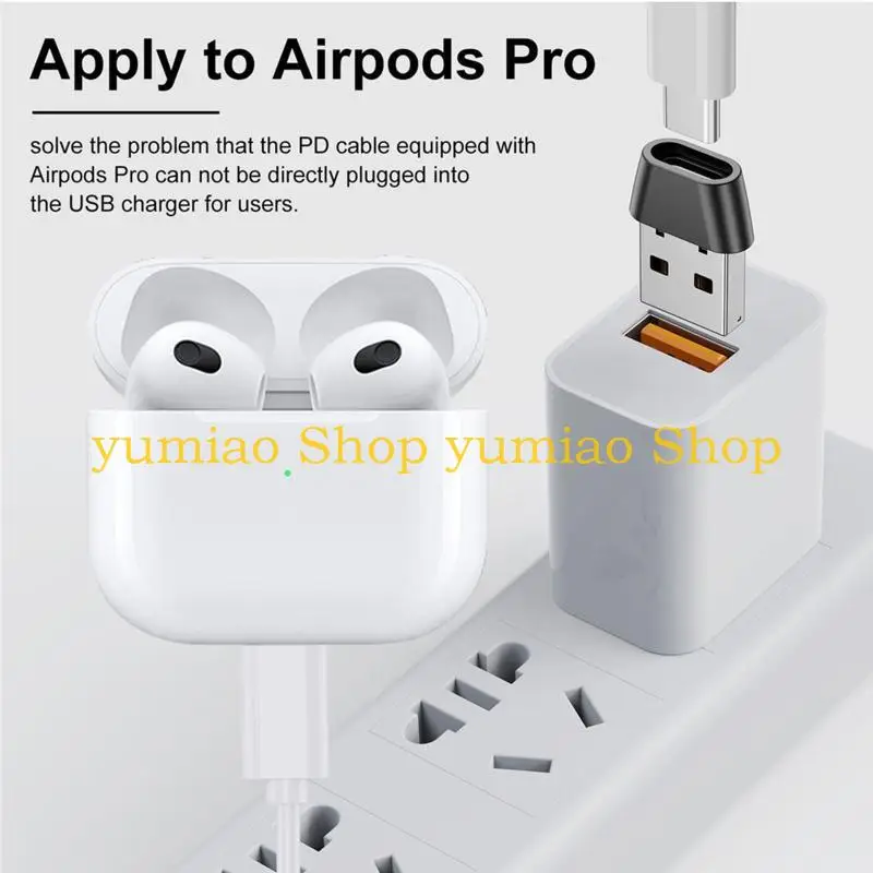 

587B Usb Male to Type C Female Adapter Support Fast Charging OTG DATA Transfer