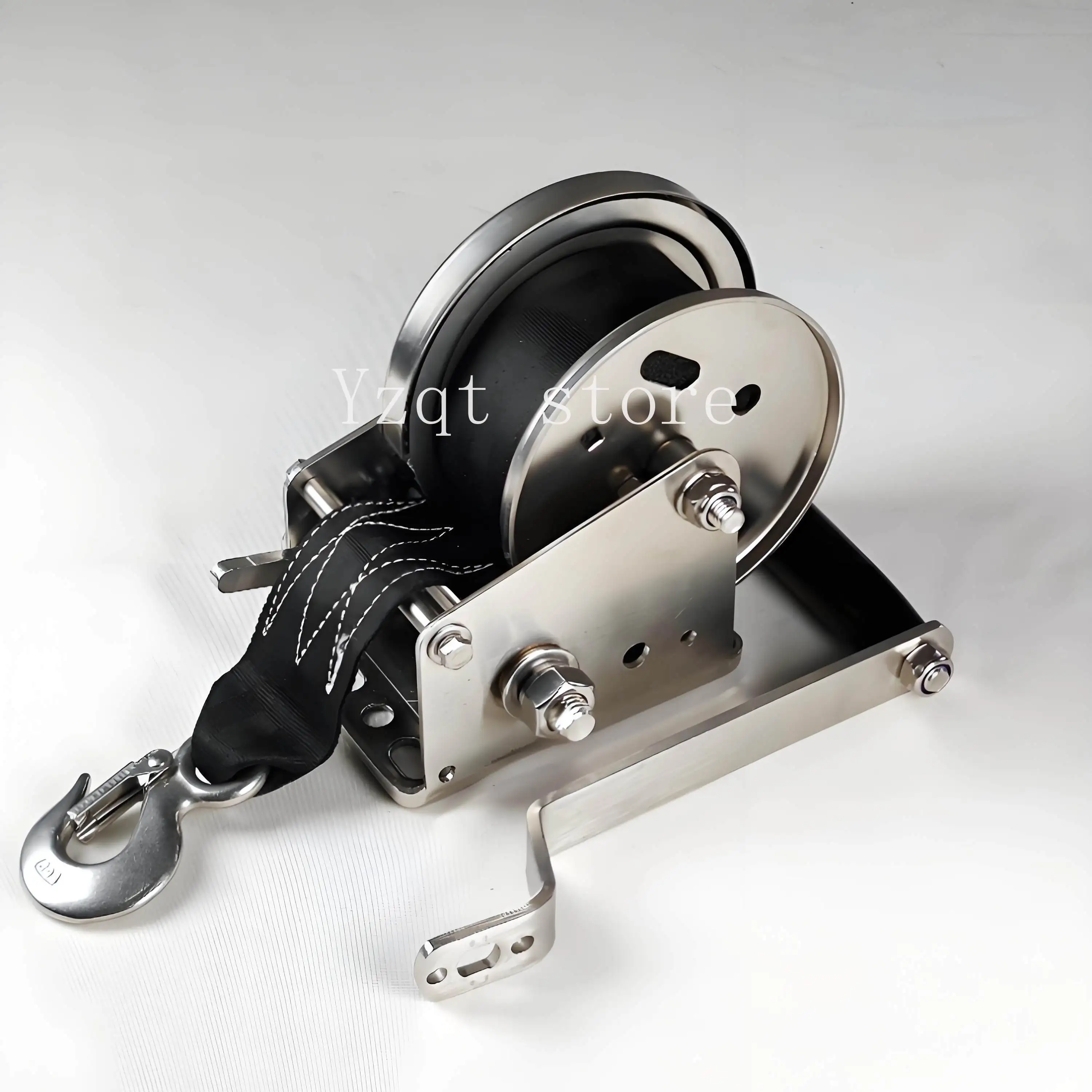 304 stainless steel self-locking hand winch winch yacht rubber boat motor boat trailer winch accessories hoist