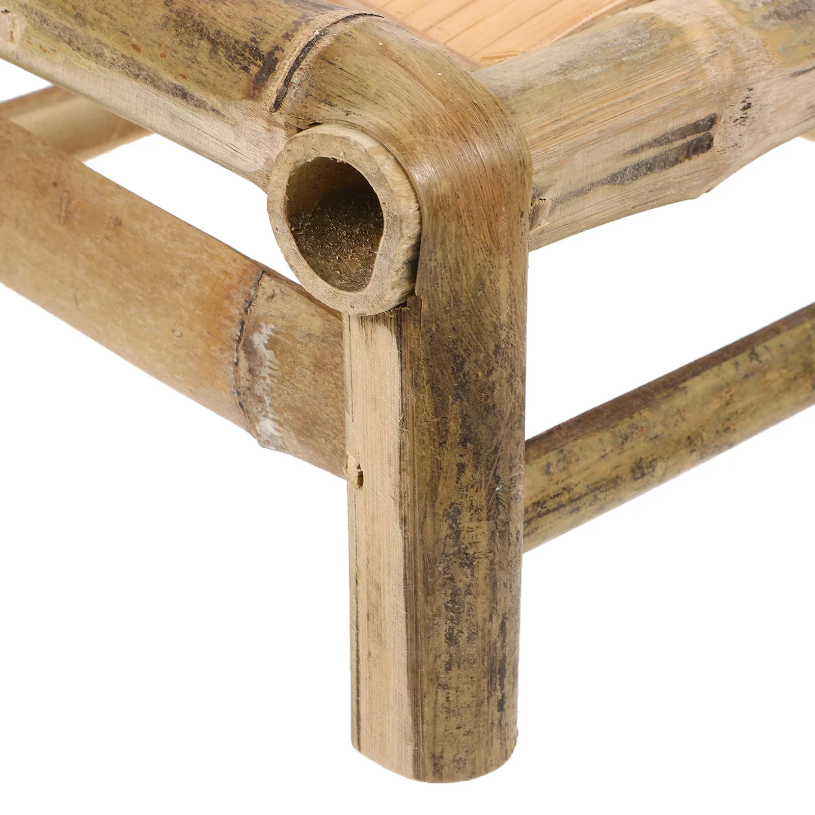 대나무 스툴 작은 낮은 발판 가볍고 안정적인 욕실 주방 발 씻기용 의자 대나무 식물 받침대