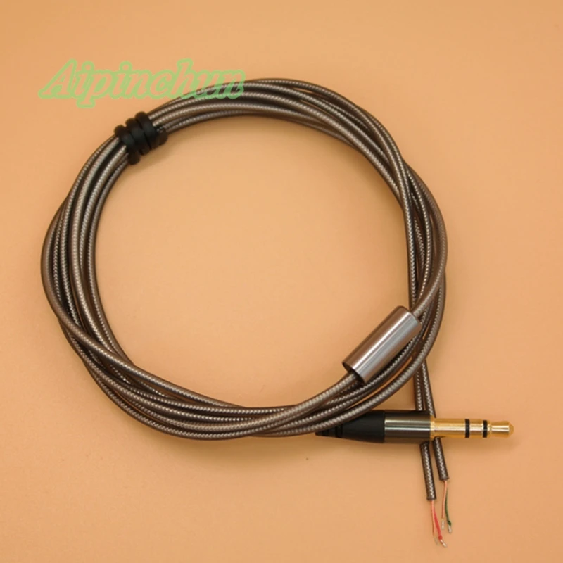 Aipinchun 3.5mm 3-Pole Lijn Type Jack DIY Oortelefoon Audio Kabel Hoofdtelefoon Reparatie Vervanging Draad Koord A07