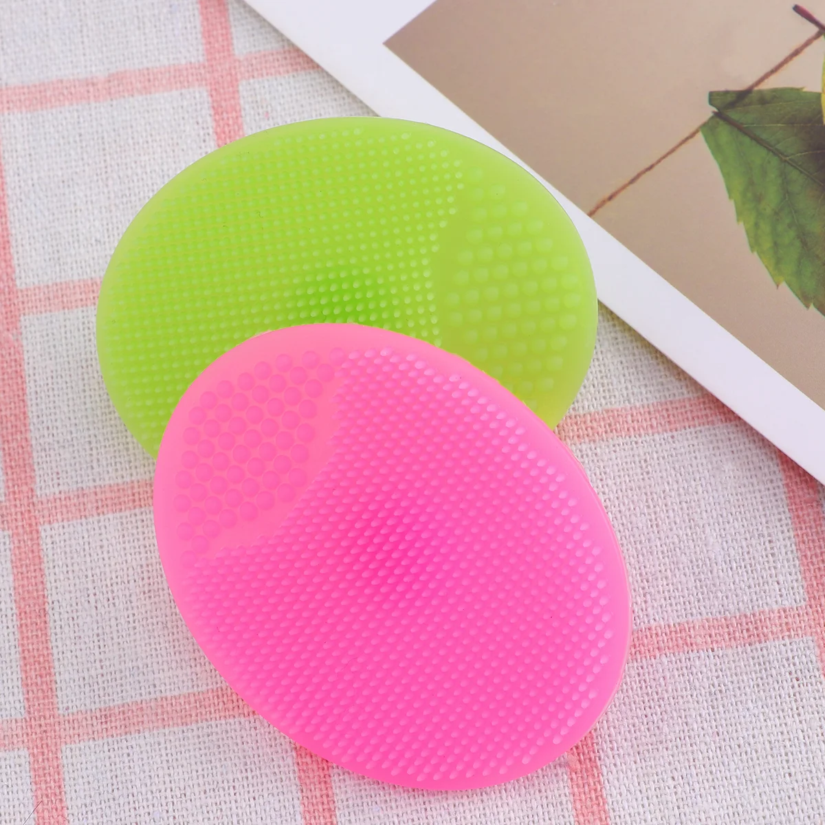 Handheld Face Wash Mat Cleanser Silicone Brush Cleaning Pad Scrubber Machine Facial Baby