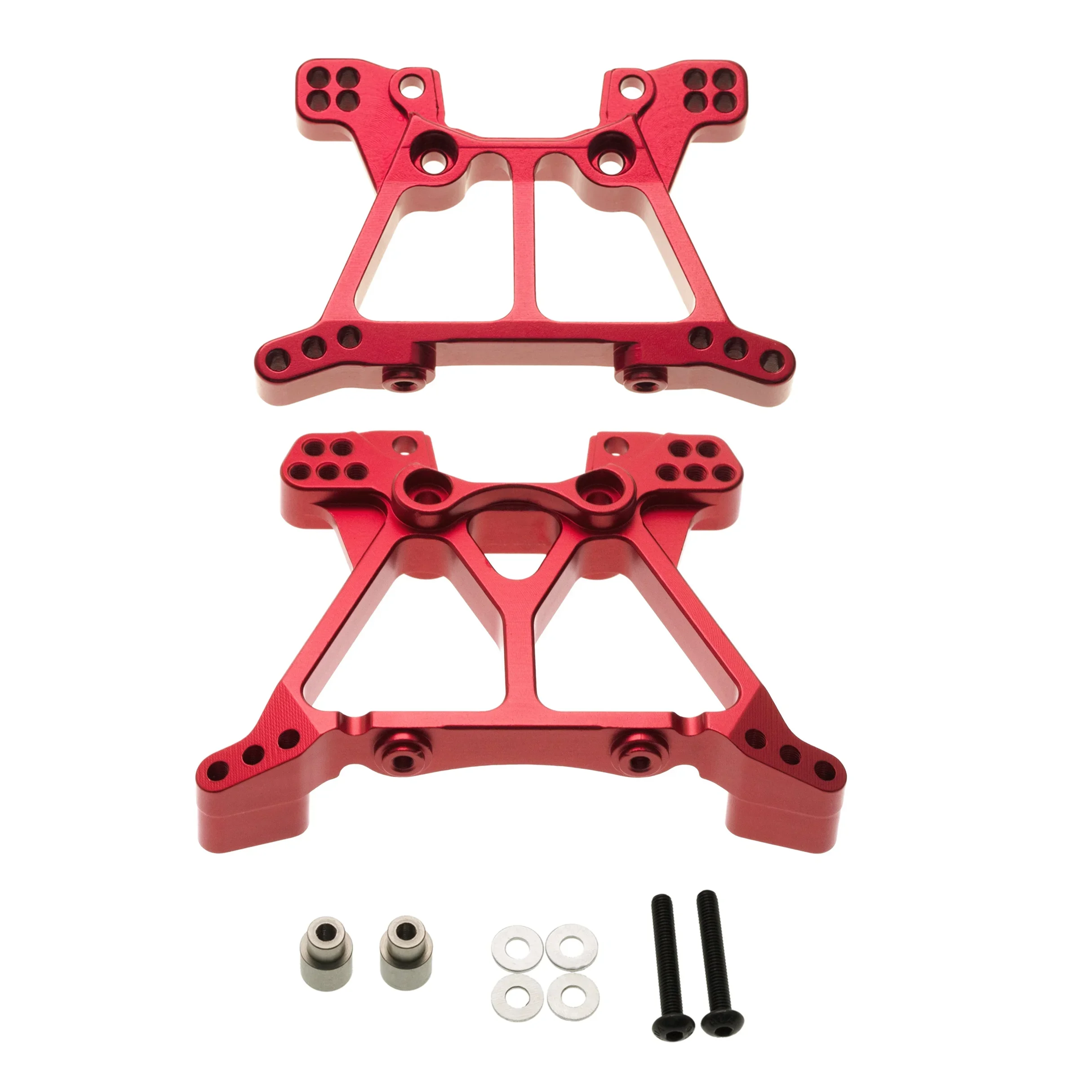Metalen Voor-En Achterschoktoren 6838 6839 Voor 1/10 Traxxas Slash Stormloop 4X4 Vxl Rc Auto Upgrades Onderdelen
