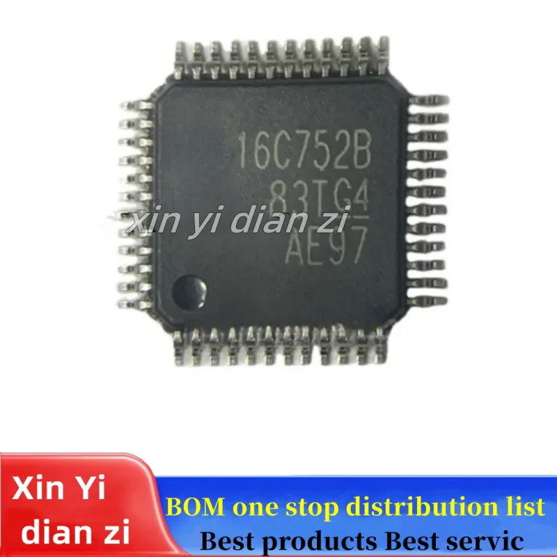 1pcs/lot TL16C752BPTR TL16C752 QFP ic chips in stock