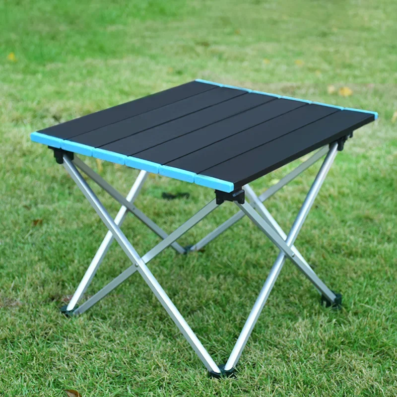 

Aluminum alloy egg roll table outdoor camping folding table