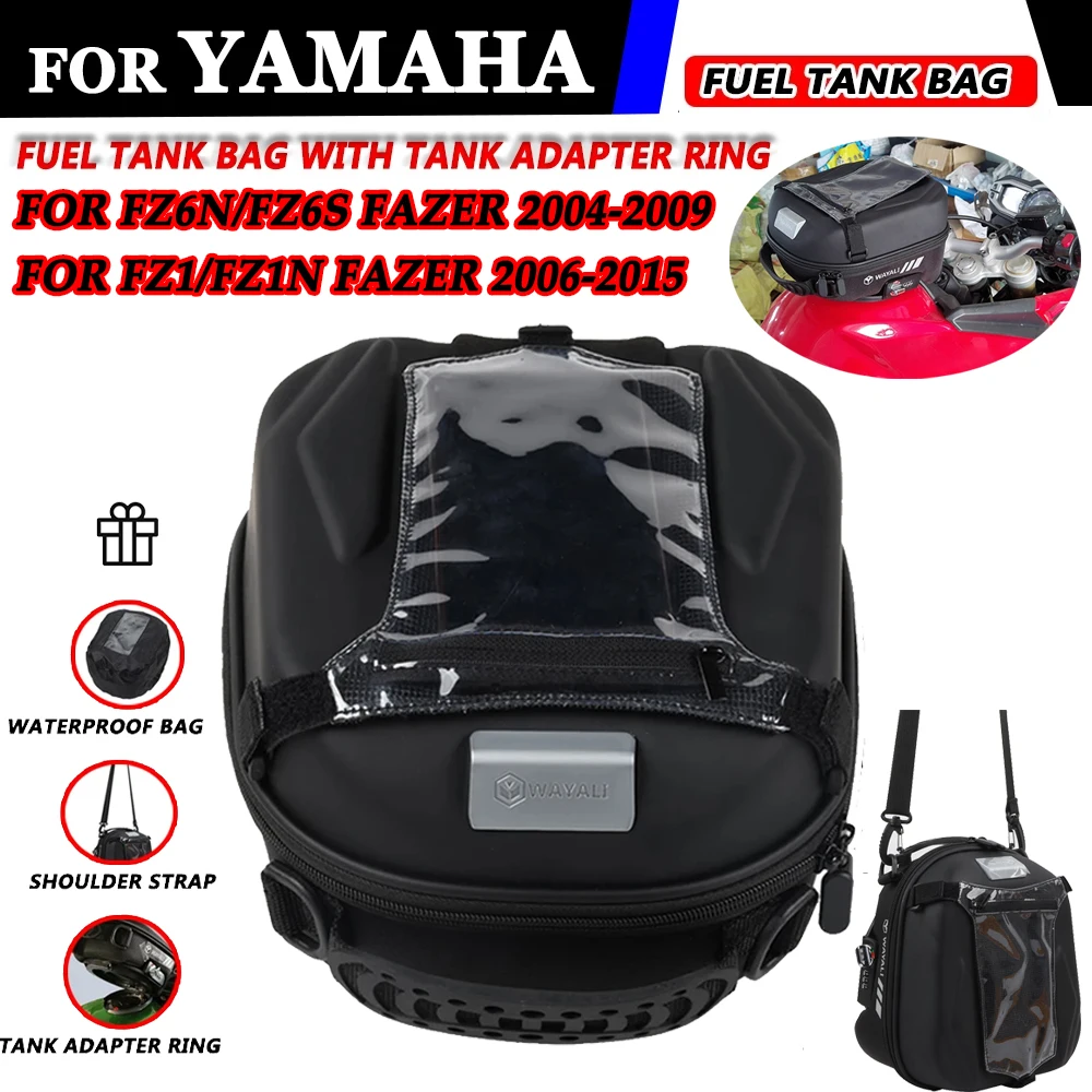 

Fuel Tank Bag Tank Adapter Ring Navigation Package Storage Bag For YAMAHA FZ6N FZ6S Fazer 2004-2009 FZ1 FZ1N FAZER 2006-2015