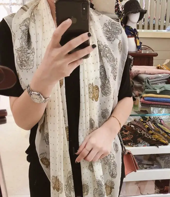 ele-pure-silk-floral-print-scarf-thin-autumn-winter-women's-awl-decorative-plant-floral-pattern-european-sle-square-s