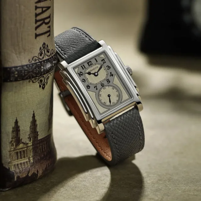 FARASUTE Men Automatic Watch Vintage 31mm Rectangle Case Mechanical Wristwatch Sapphire 30m Waterproof 8215 Small Second Hand