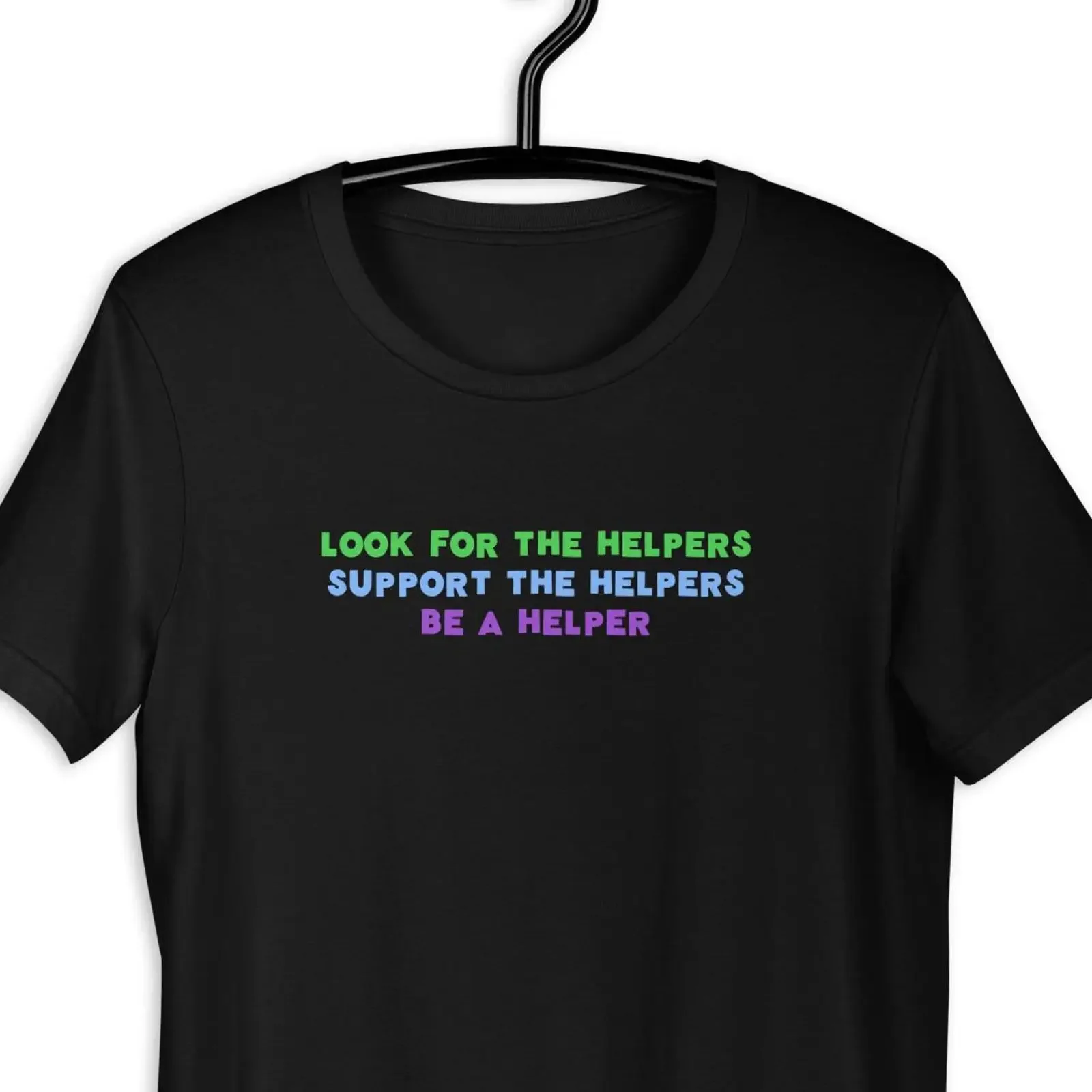 T Shirt Look for the Helpers Be a Helper vintage Washed graphic Stylish designer clothes Stretched fashion homme Slightly