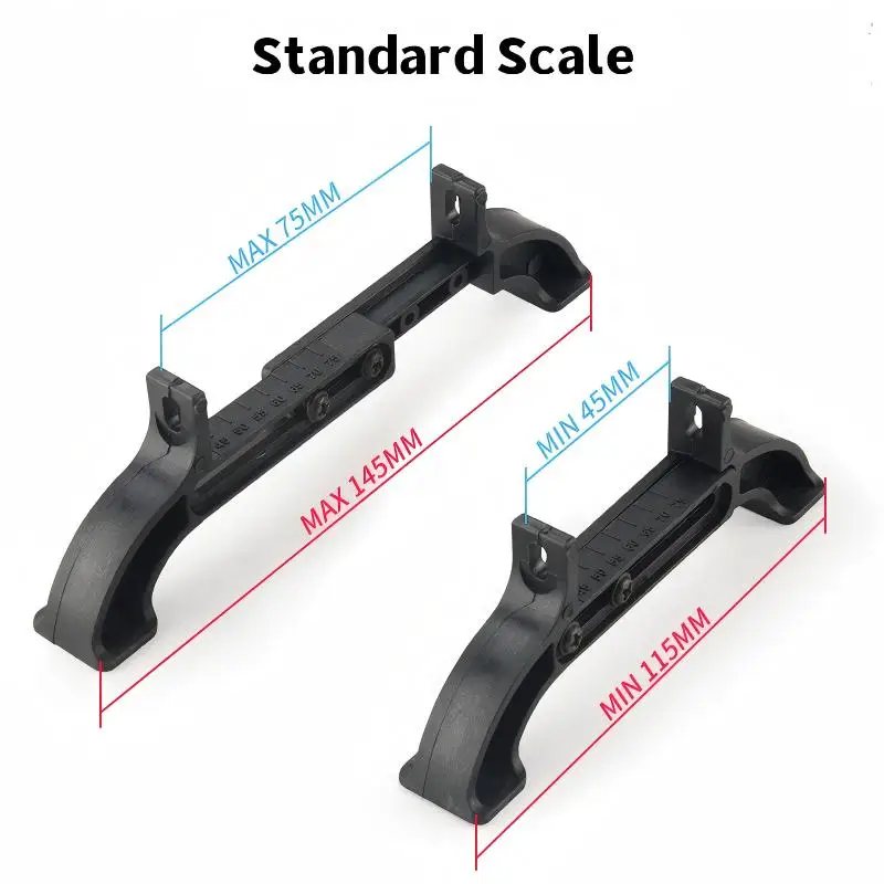 OCOCOO 2pcs/pair Adjustable Water Cooling Radiator Bracket Radiator Holder Adjustable Mounting Stand