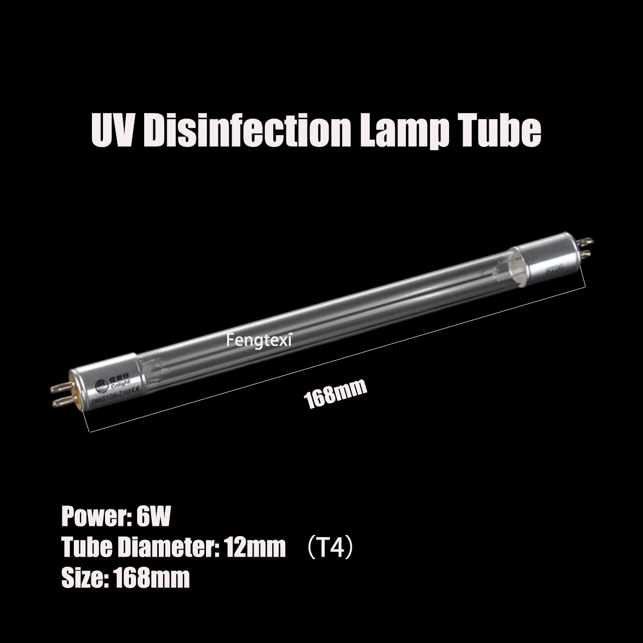 UV Lamp Tubes 4W 6W (133mm/ 135mm/ 168mm) for Mite Removers and Vacuum Cleaners