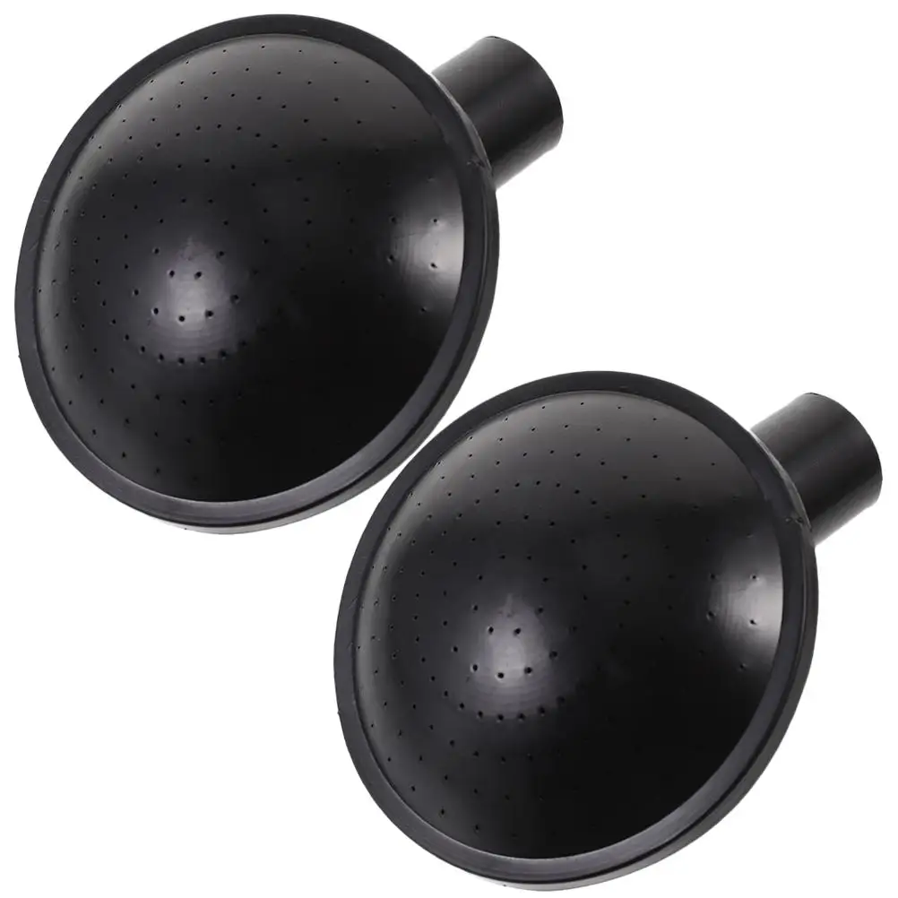 

2 Pcs Watering Can Nozzle 24mm Black Inner Diameter Durable Plastic Sprinkler Head for Bonsai Gardening Tools Home Use