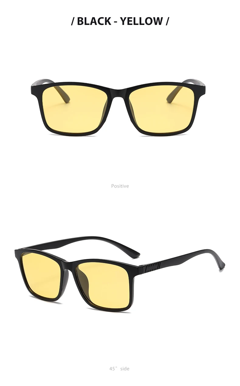2024 neue Herren Business Polarisierte Sonnenbrille Quadratischen Rahmen Mode Sonnenbrillen Outdoor Angeln Fahren – Detail 16