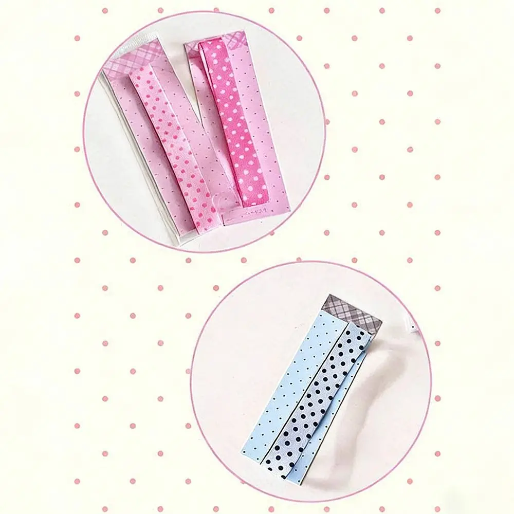 Kawaii Polka Dots Elastic Strap Double-sided DIY Decoration Notebook Straps Binder Strap Storage Accessory view 5