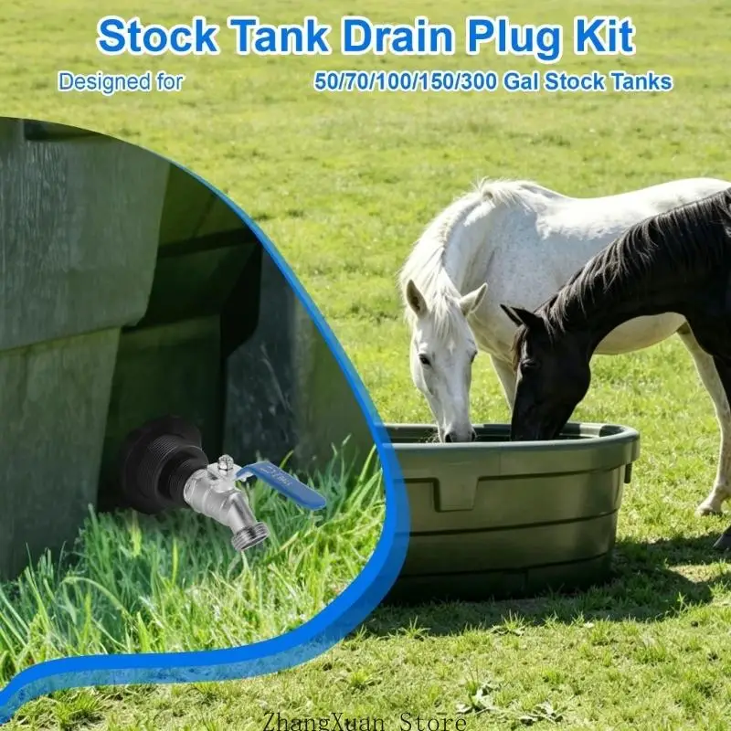 Ablaufadapter-Kit mit Schlauchausgang für die Wasserablasssteuerung des Lagertanks 3XUF – Detail 7