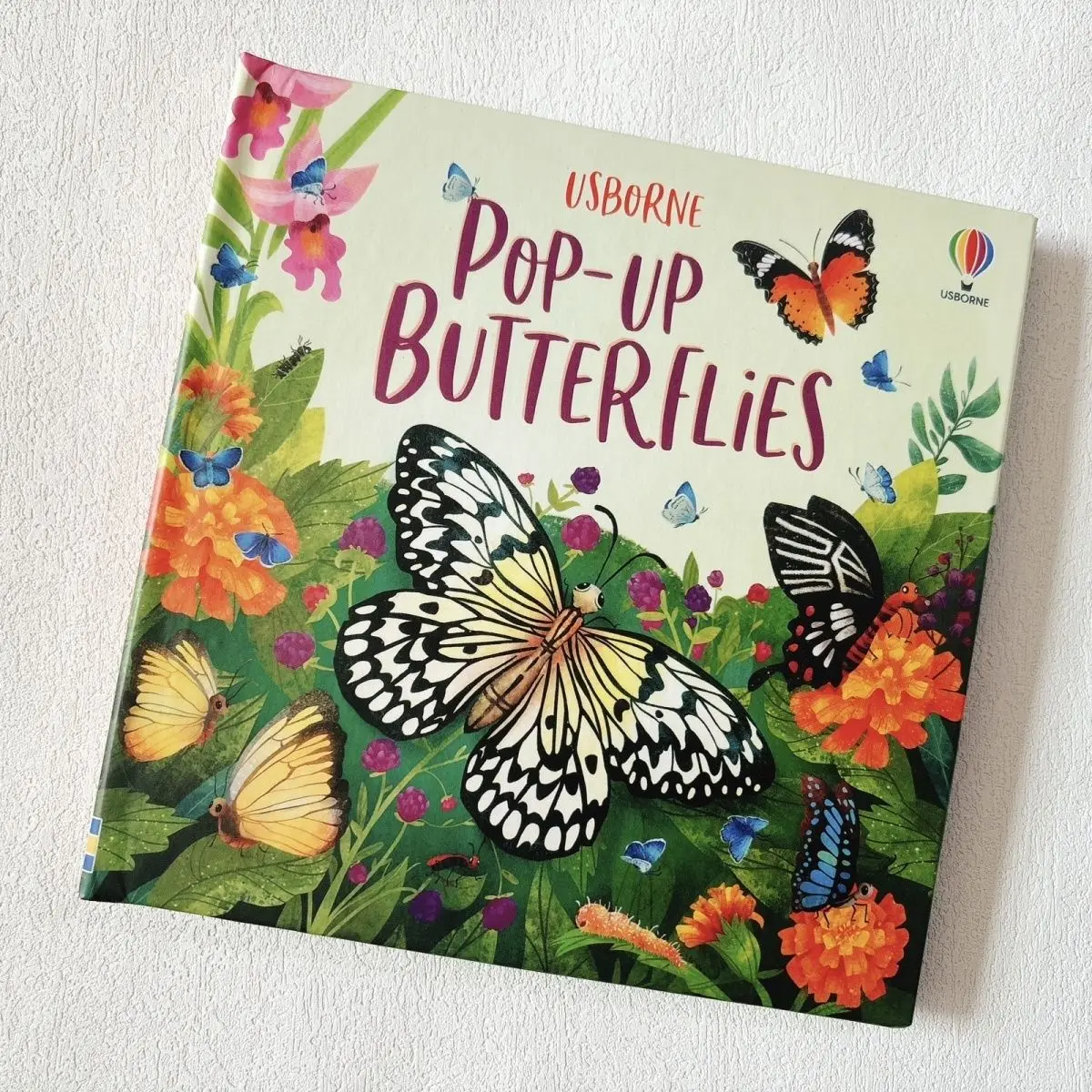 

Pop-Up Butterflies， Butterfly Science Booklet - 3D English Picture Book for Children's Science Education.