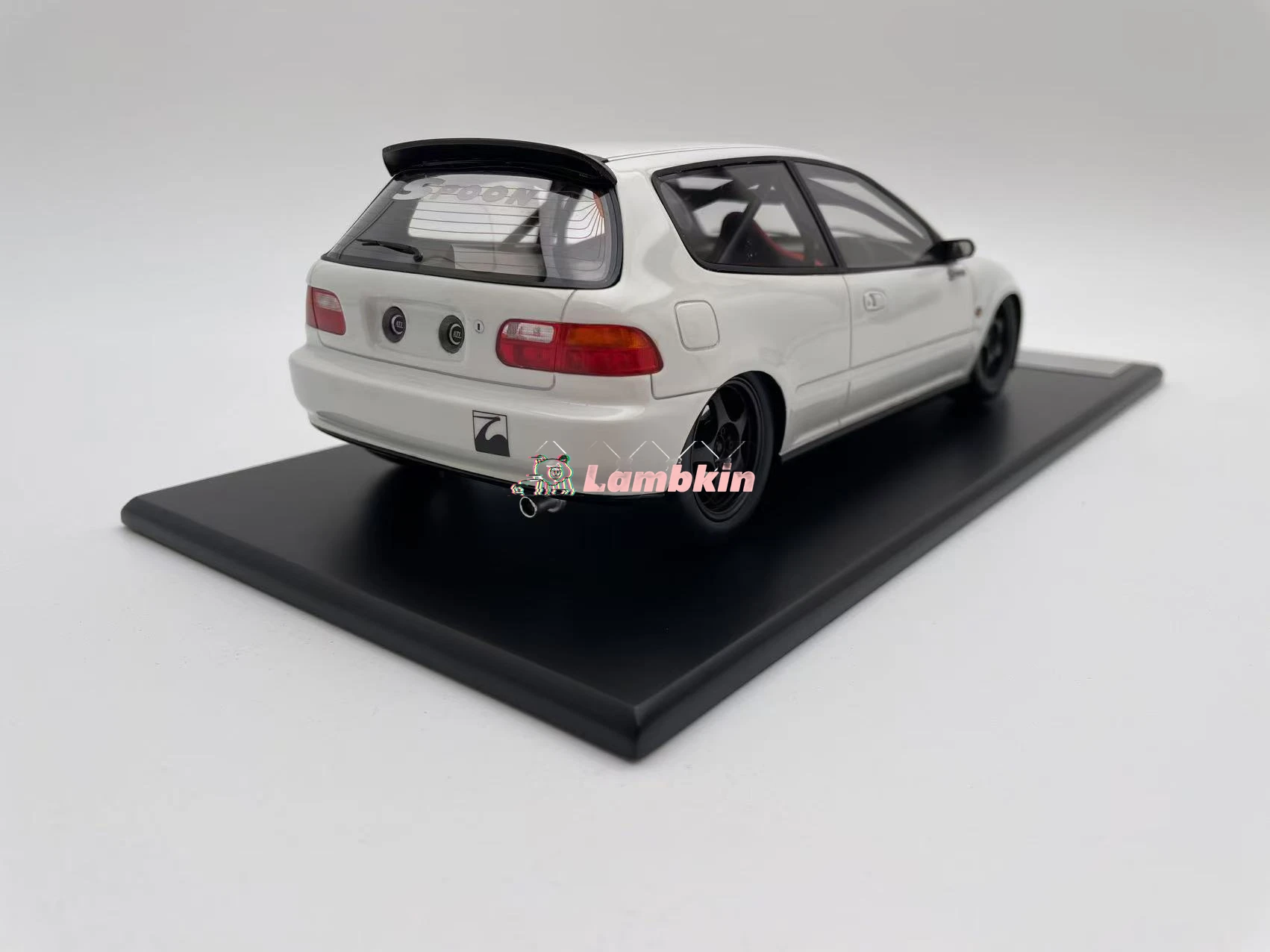 Tarmac TW 1/18 For Civic Spoon TypeR EG6 sports car model resin with base unopenable gifts ornaments collectible gifts miniature