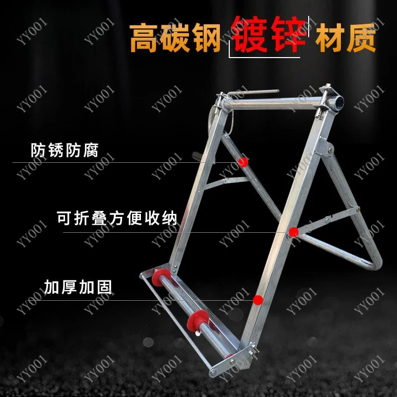 Foldable Water Pipe Storage Rack Portable Farm Irrigation Hose Organizer