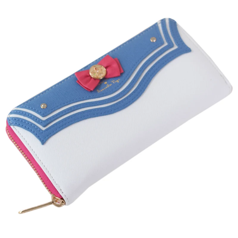 

Anime Moon Cartoon Designer PU Leather Long Wallet Women Fashion Brand Lady Zipper Purse
