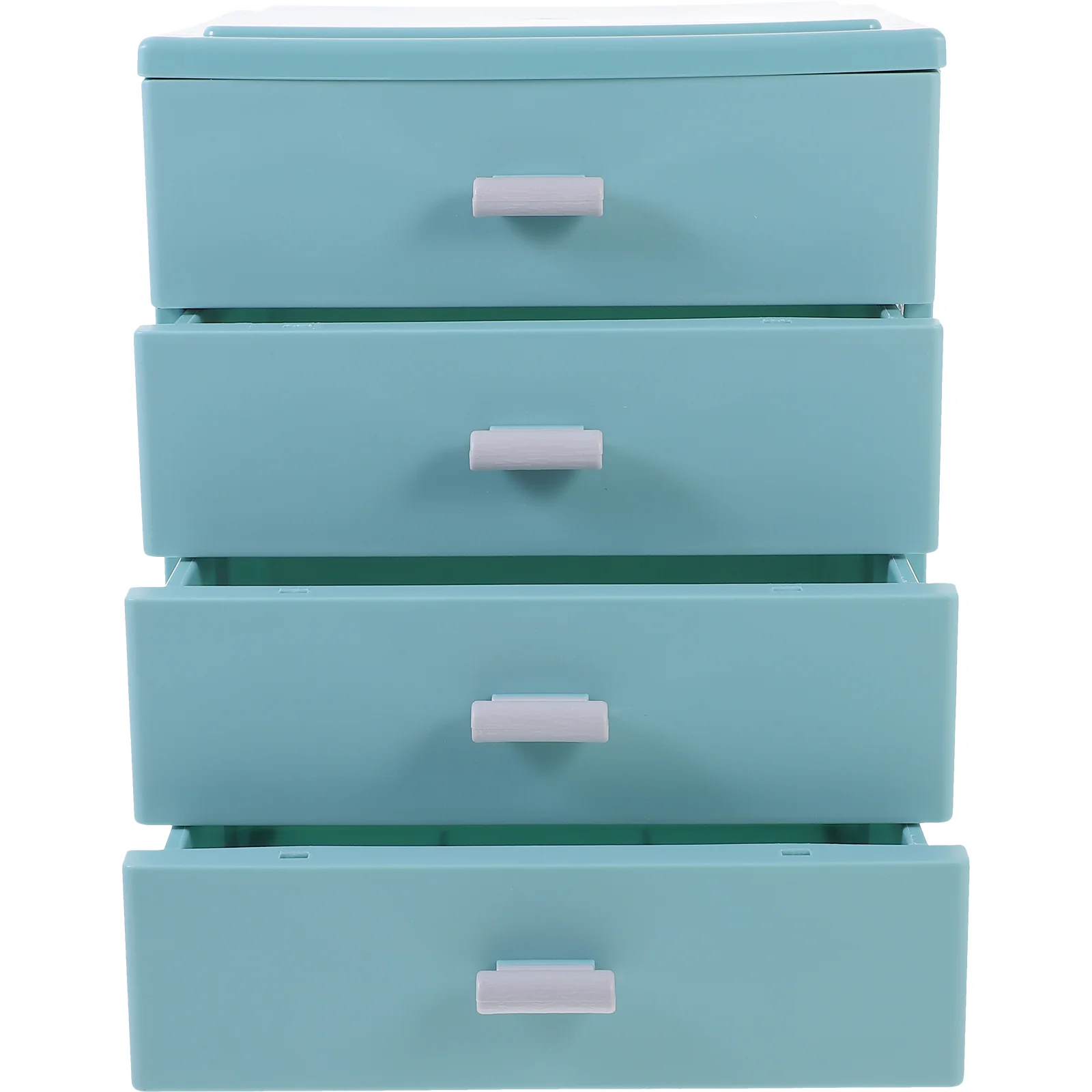 Storage Box Plastic Desk Organizer Small with Drawers Stationery Desktop Decorative Table Pp Tabletop Case Office