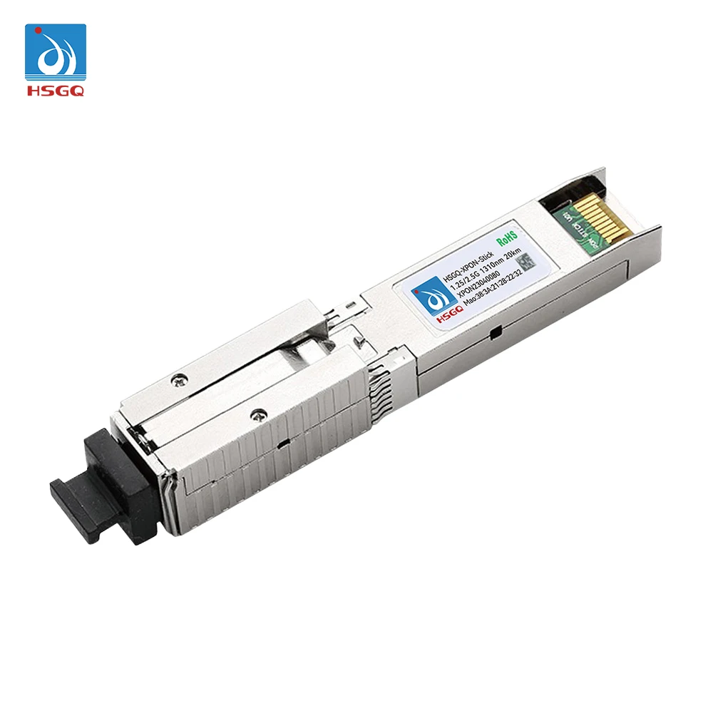 HSGQ XPON SC Transceiver Xpon Onu Stick SFP ONU Tx 1310/1490nm 20km SC FC LC ST Compatible 1490/1310nm CN;GUA
