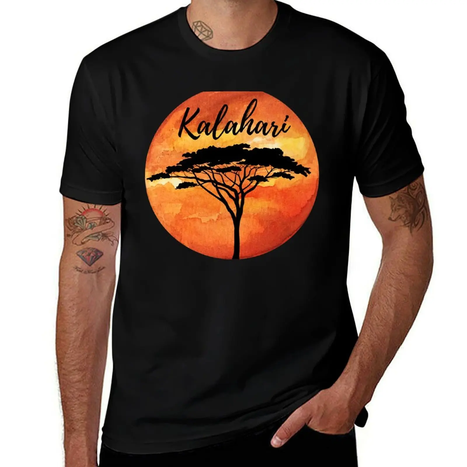 Kalahari T-Shirt Basic Daily Outfit Short Sleeve Tee