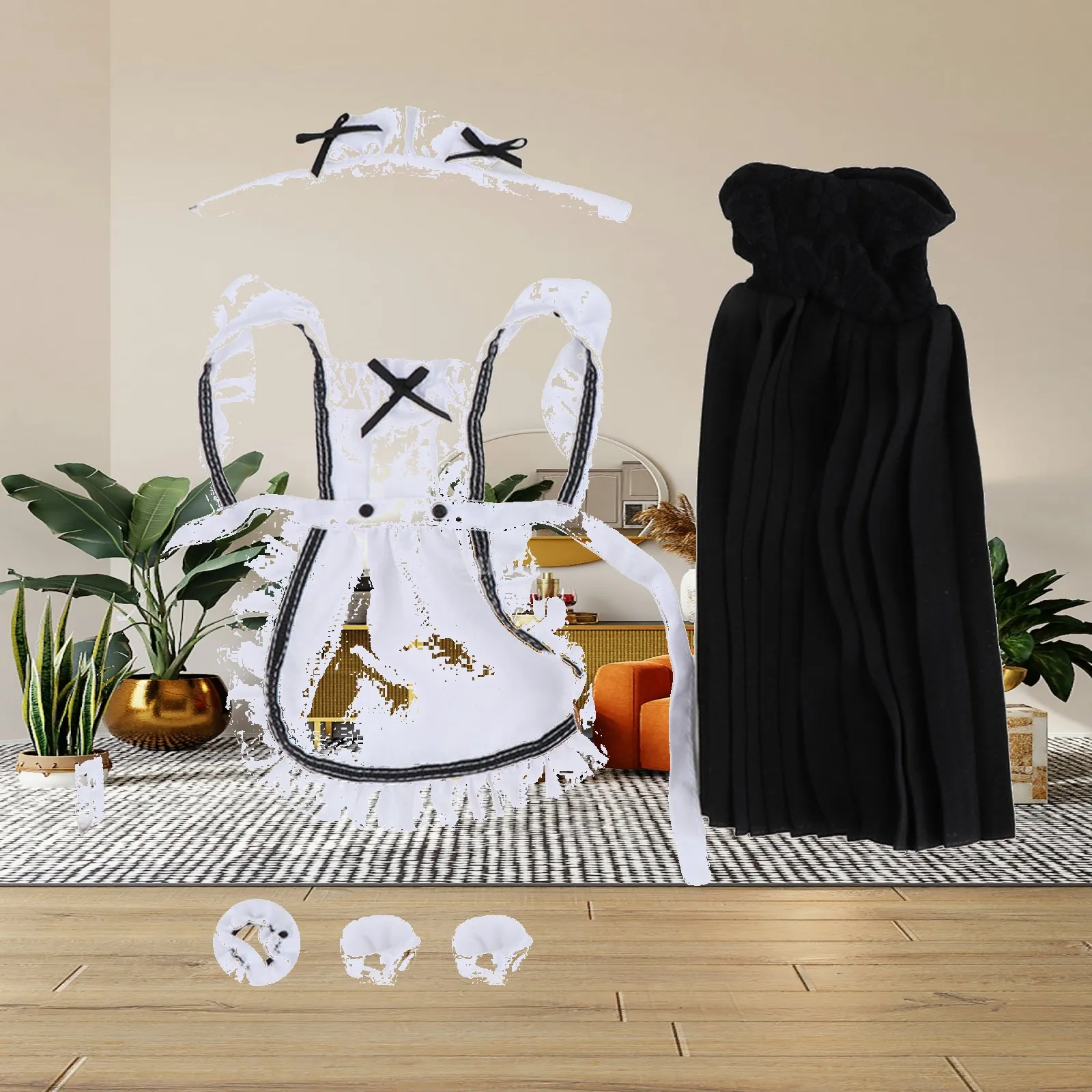 

1/6 Scale Doll Outfit Costume, Clothing Set for 12inch Female Figures