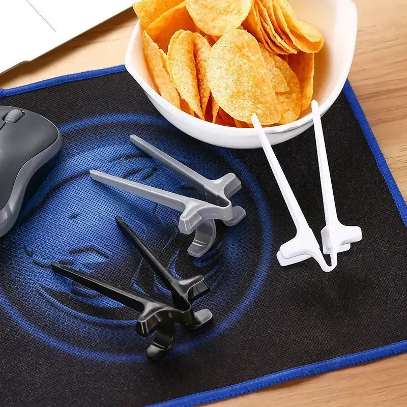 Креативные палочки для еды на палочках — портативный зажим для закусок для чипсов/садалей, нескользящие щипцы для еды с удобным захватом, ленивый кухонный инструмент