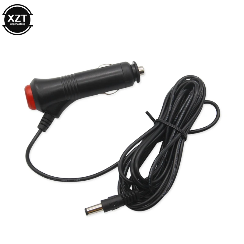 12V 24V DC 2.1x5.5mm Plug Car Cigarette Lighter Charger Power Cable Cord Lead For Car Monitor / Camera