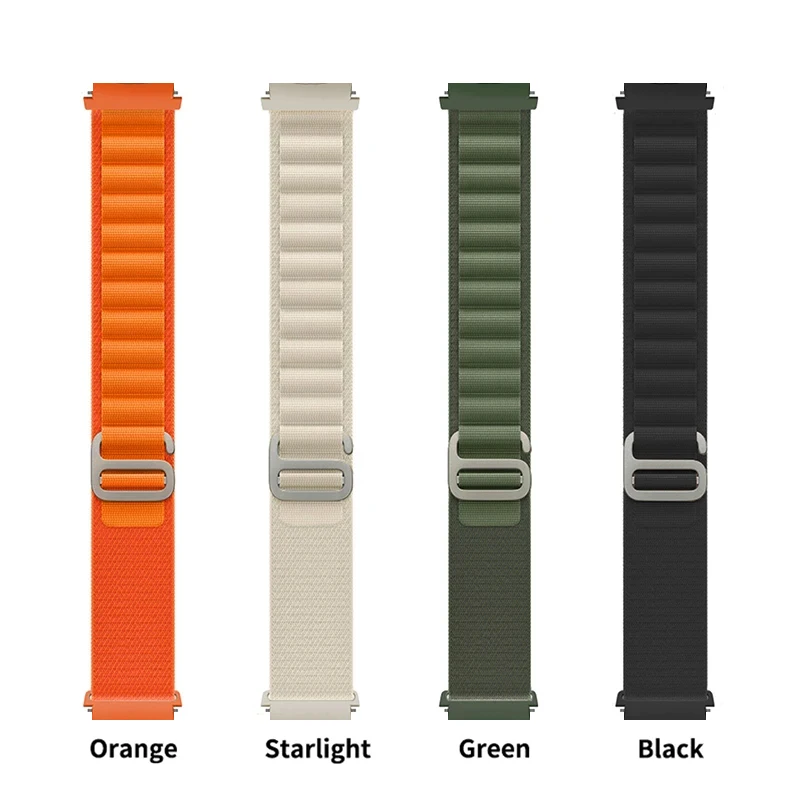 18mm Trail Loop Watch Band Strap for Garmin vivomove 3s Venu 2s 40mm Woven Nylon bracelet for Forerunner 255S wristband