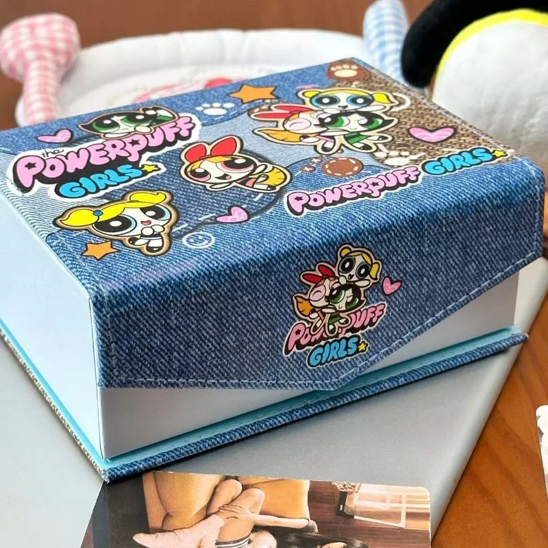 جديد The Powerpuff Girls Blossom Bubbles Buttercup صندوق غبار محيطي، قيمة عالية، سعة كبيرة امتصاص مغناطيسي Nanobox