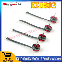 Happymodel EX0802 KV19000 KV22000 1S Brushless Motor for 65mm 75mm 85mm FPV Racing Moblite6 7 Drones