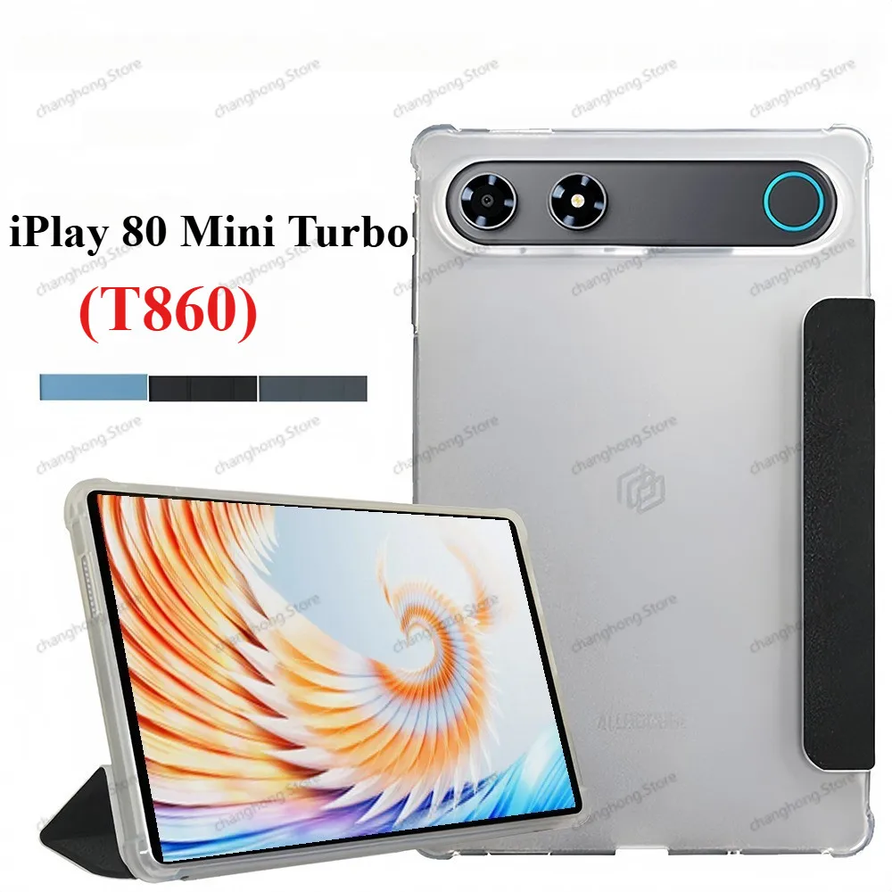 Case For Alldocube iPlay 80 Mini Turbo T860 8.8 inch 2026 Folio Pu Leather Soft TPU Flip Cover Full Tablet Cover