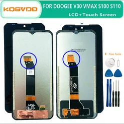 Do DOOGEE V30 V31 GT v30 pro Vmax Plus S100 PRO S110 E S120 s108 DF10 PF10 Pro V Max E S100 E DF10 Pro DF20 S110GT Wyświetlacz LCD