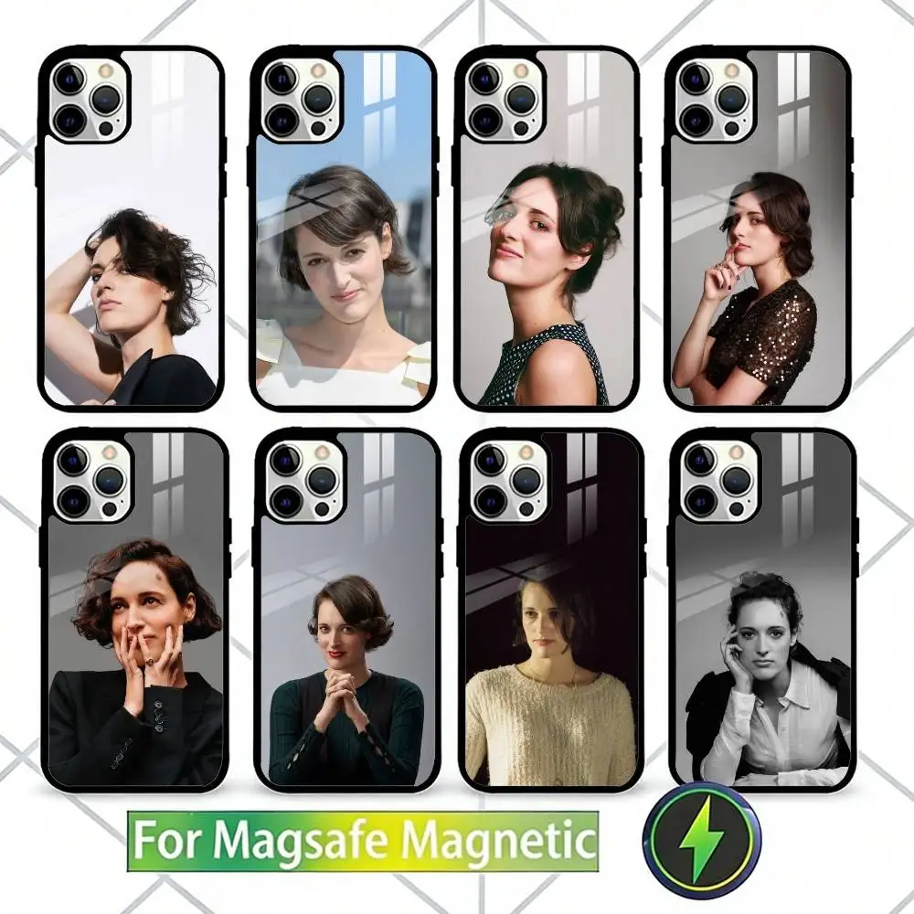 

P-Phoebe W-Waller B-Bridge Phone Case For iPhone17,16,15,14,13 Plus,Pro Max Magnetic For Magsafe Wireless Charging