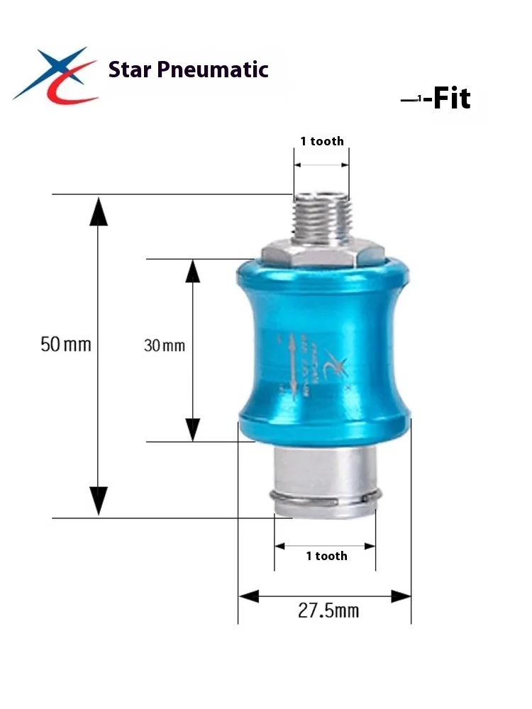 Xingchen Pneumatic XCKG Slide Switch 2/3/4 Split Hand Slide Valve NW Discharge Valve/Fast Discharge Valve (HSV-08)