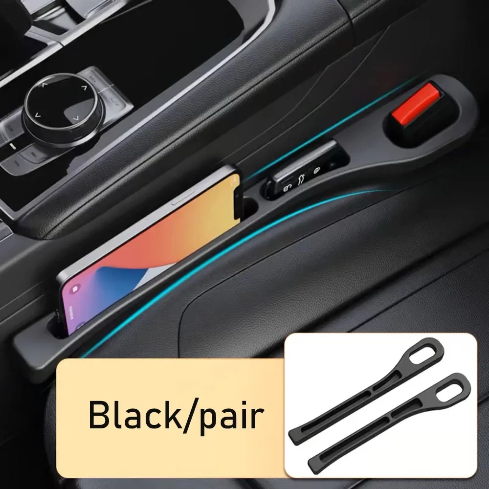 2PCS Car Seat Gap Filler Side Seam Plug Strip with Groove Leak-proof Filling Strip For Mini Clubman Traveller Moke Countryman