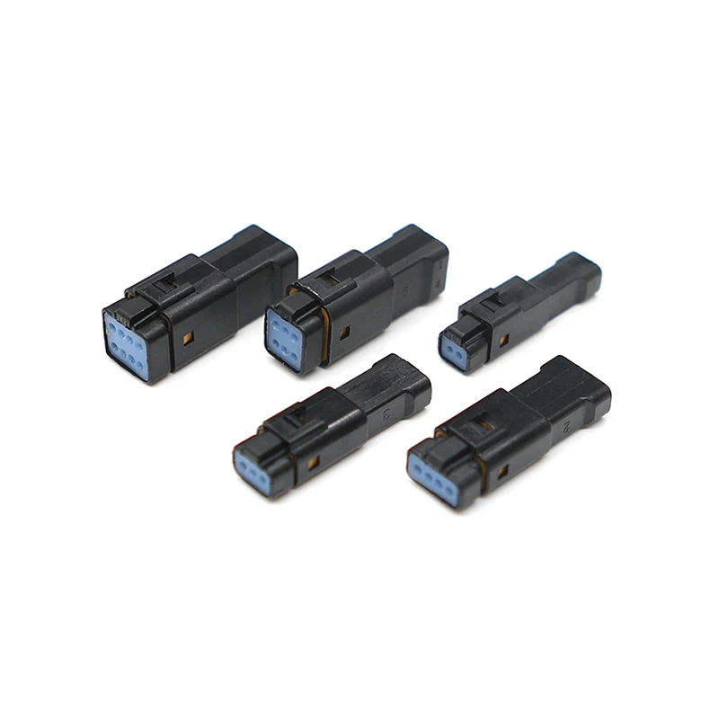 02R-JWPF-VSLE أسود JST نوع مقاوم للماء مايكرو التوصيل البلاستيك قذيفة غمد أسود 2 حفرة سلك تسخير الإناث نهاية SWPR-001T-P025