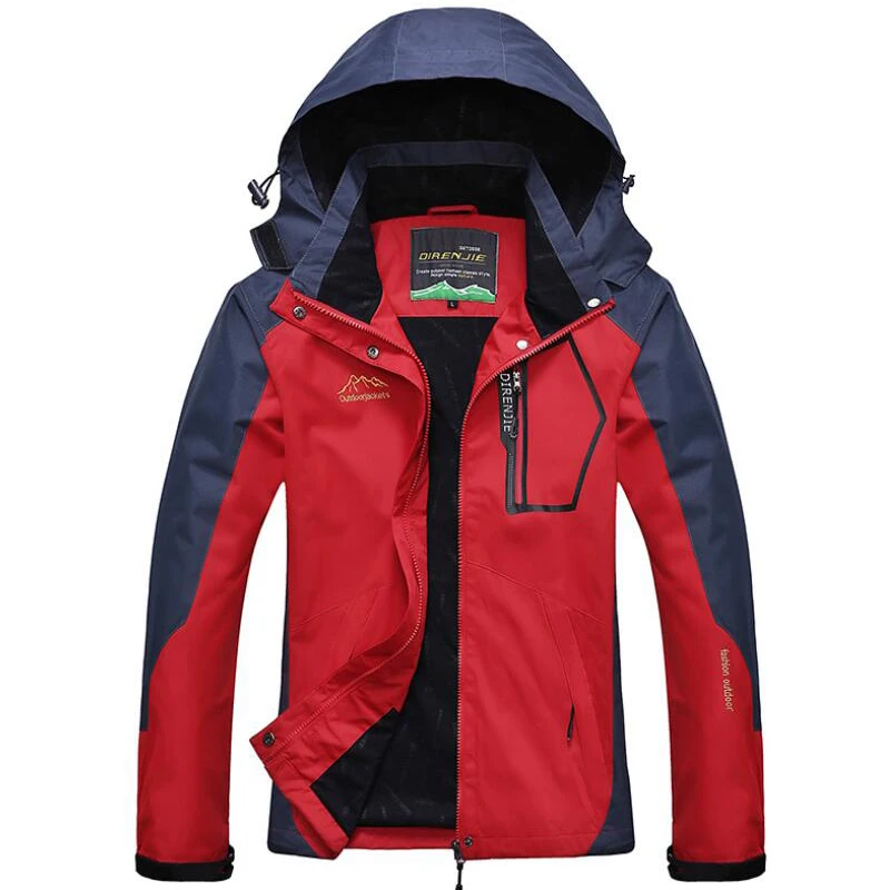 

Spring Autumn Jacket Women Men Single Outwear Jackets Hooded Windproof Waterproof Coats Jaqueta Feminina Lovers Parka 5XL