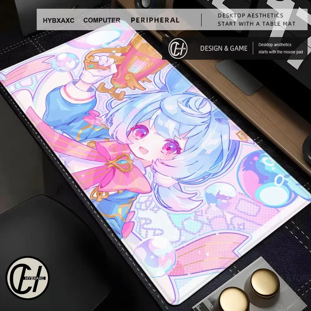 

Sigewinne Genshin Impact Коврик для мыши Ноутбук Kawaii Розовый Синий Игровая клавиатура Коврик XXL Аниме Коврик для мыши ПК Милый геймерский шкаф Настольный коврик