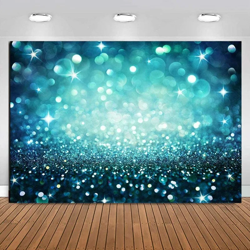 

Bule Glitter Background Glitter Dots Backdrop Adult Kid Birthday Party Decoration Photography Wedding Prom Graduation Banner