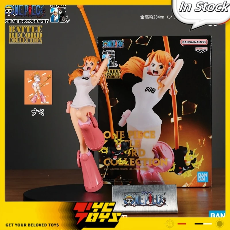 

Оригинальные фигурки TYCTOYS Bandai BANPRESTO BATTLE RECORD COLLECTION ONE PIECE: Луффи, Санджи, Ророноа Зоро, Нами — аниме-модели, игрушки, подарки