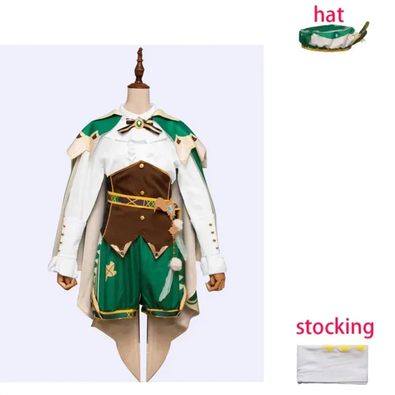 Hot!Genshin - PU Leather Genshin Impact Twenty Genshin Impact Costume Twenty Cosplay for Halloween Carnival Cosplay Costume