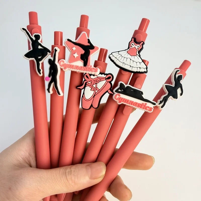 20/30Creative ballet girl-themed ballpoint pen，Random Color Suitable for school learning for dancing girls、Office writing、The ha